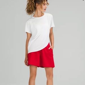 LA Asymmetrical Relaxed Crew T-Shirt